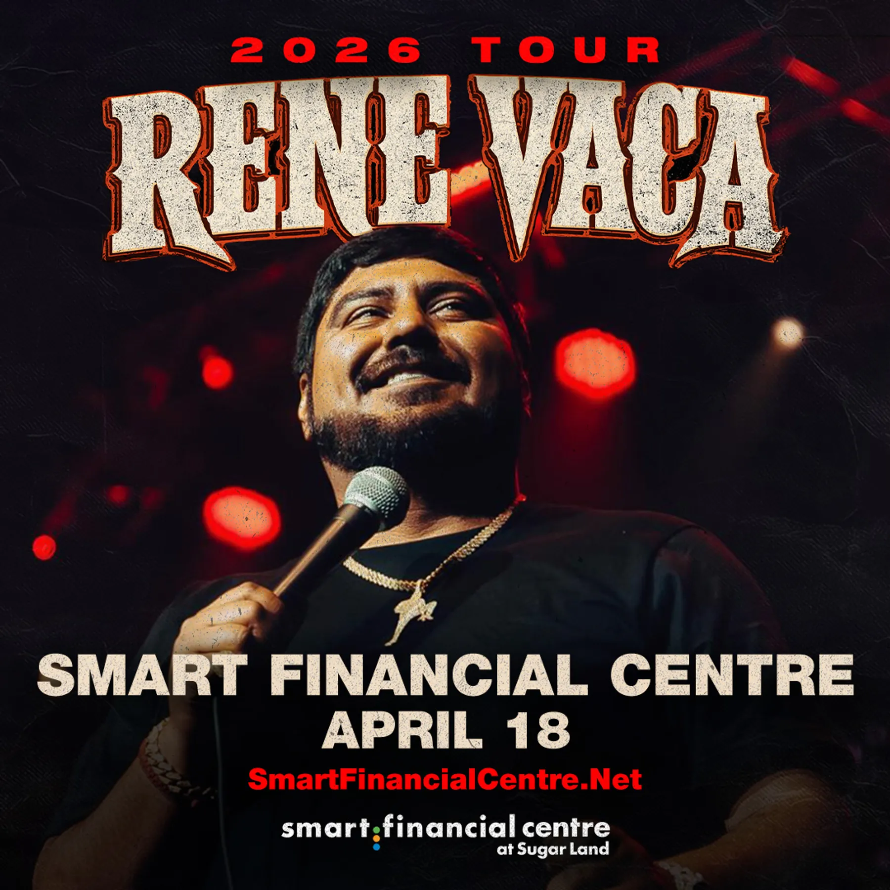 Rene Vaca 2026 tour poster